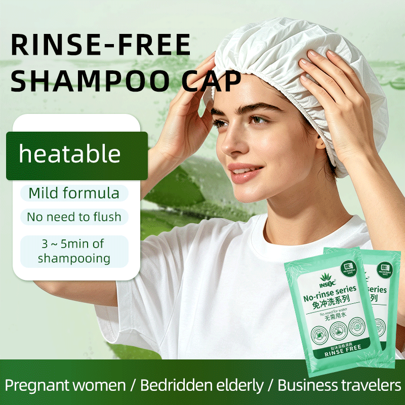 Hair Care With Aloe Vera - Gorro de champú sin agua y