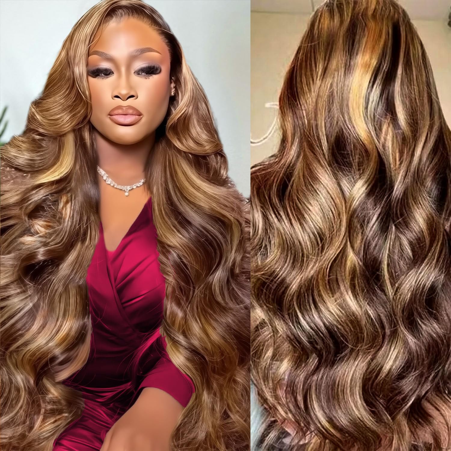 Lace Front Wig - Pelucas Frontales de Encaje Ondulado HD
