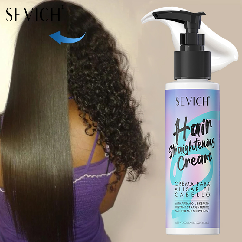 Hair Care With Aloe Vera - Crema alisadora de cabello con queratina,