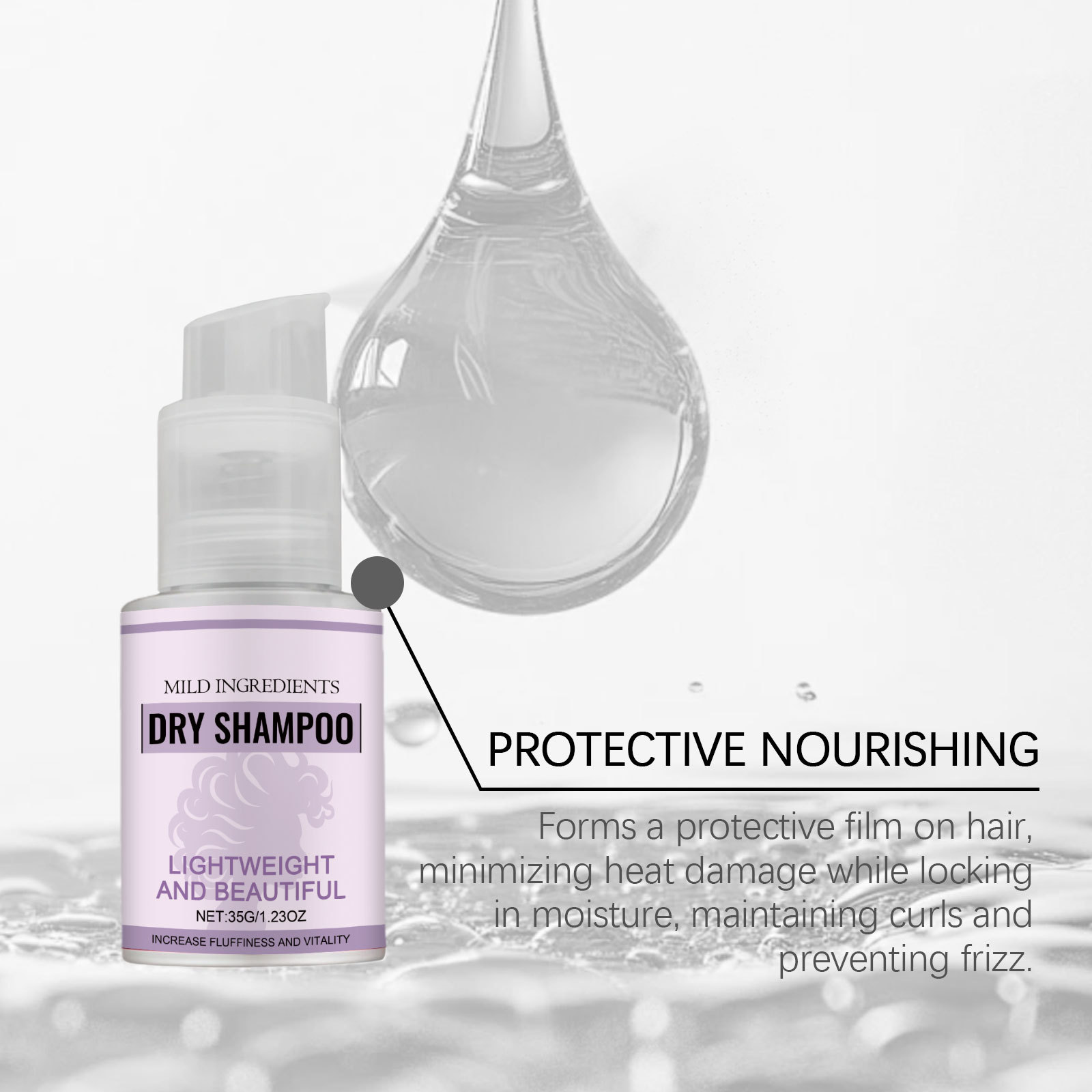 Champú Seco Portátil, Control  - Dry Shampoo Travel reseña y precio