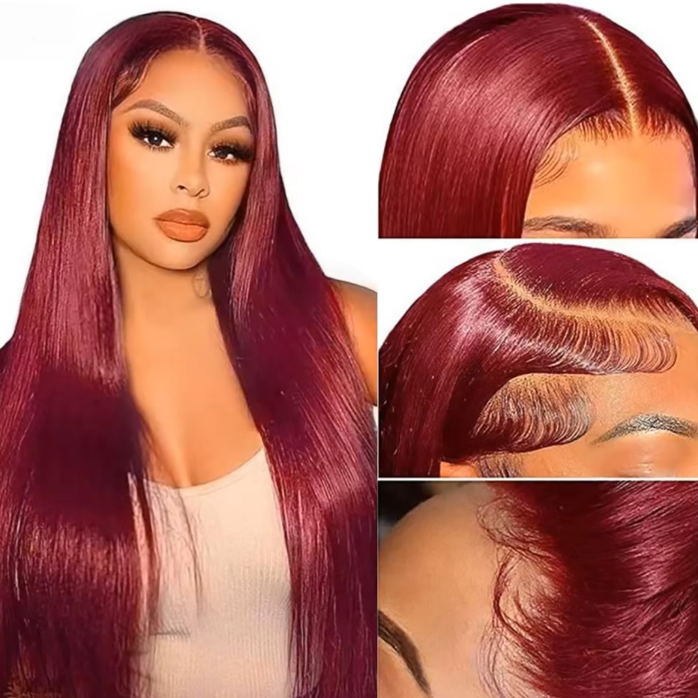 Peluca de cabello humano liso  - Lace Front Wig reseña y precio
