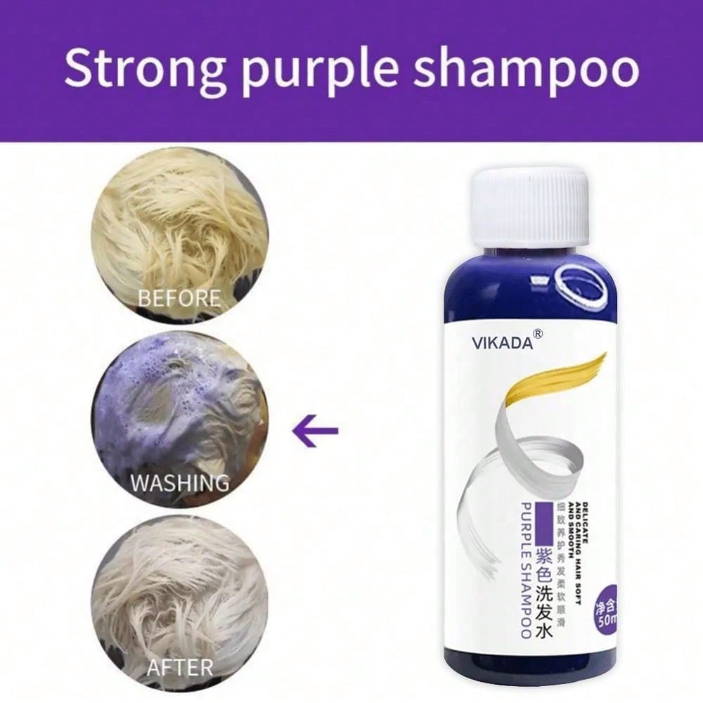 Champú morado para cabello tra - Purple Toning Shampoo reseña y precio