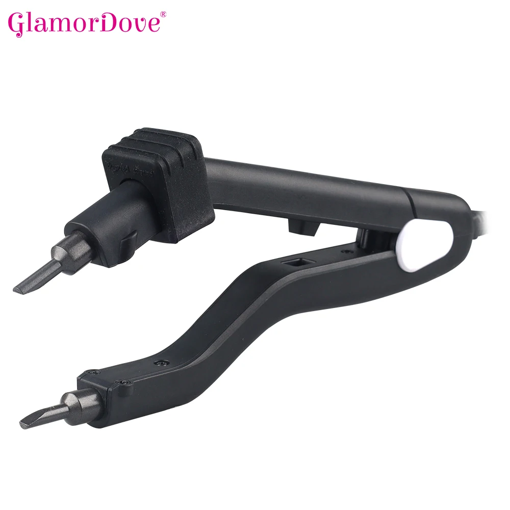 Extensión de cabello, hierro c - Glue Gun Hair reseña y precio