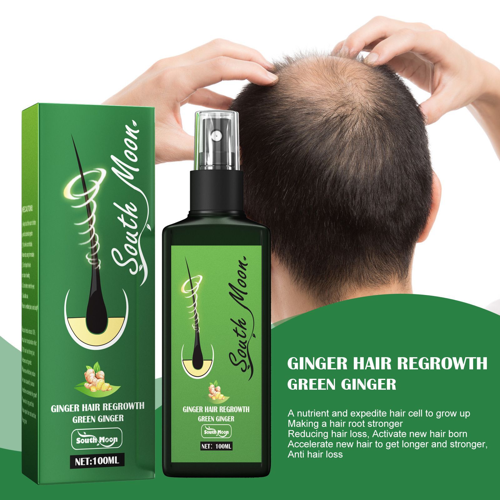 Spray para el Crecimiento del  - Hair Care Natural Products reseña y precio