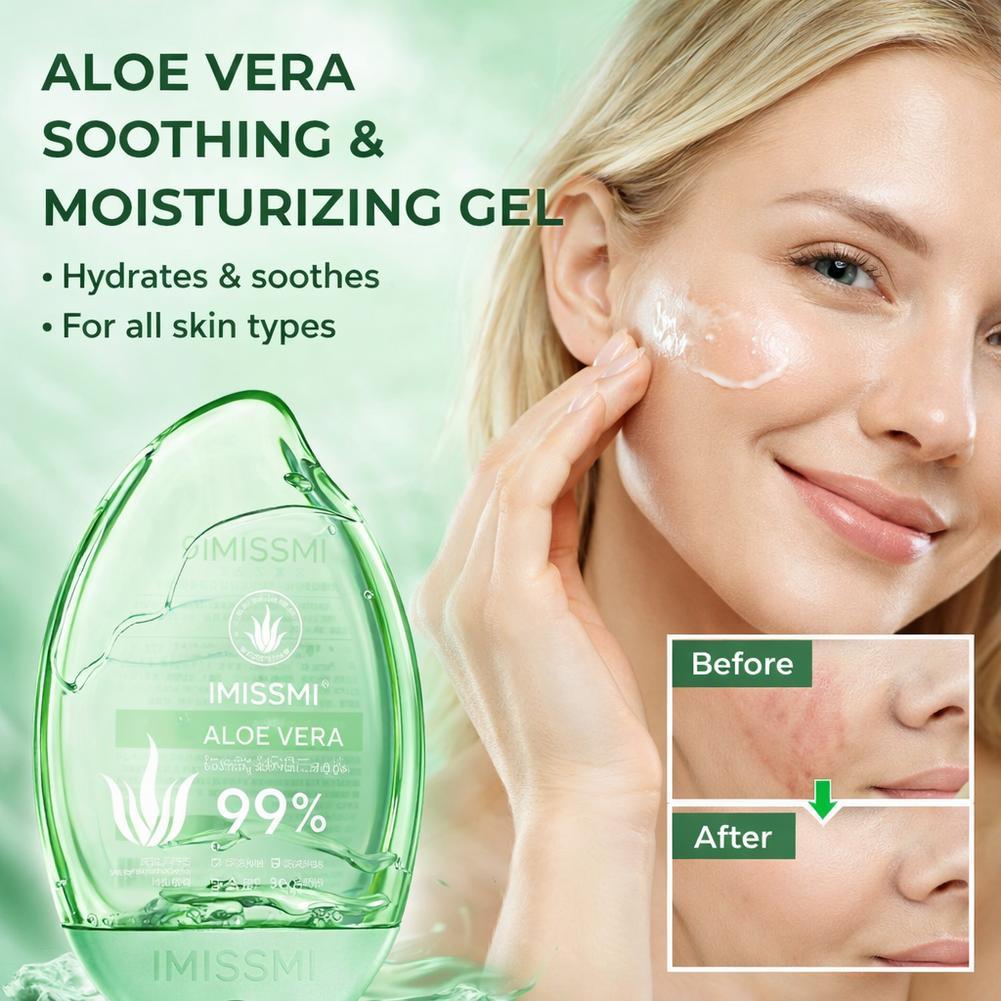 Gel de Aloe Vera Calmante de 3 - Hair Care With Aloe Vera reseña y precio