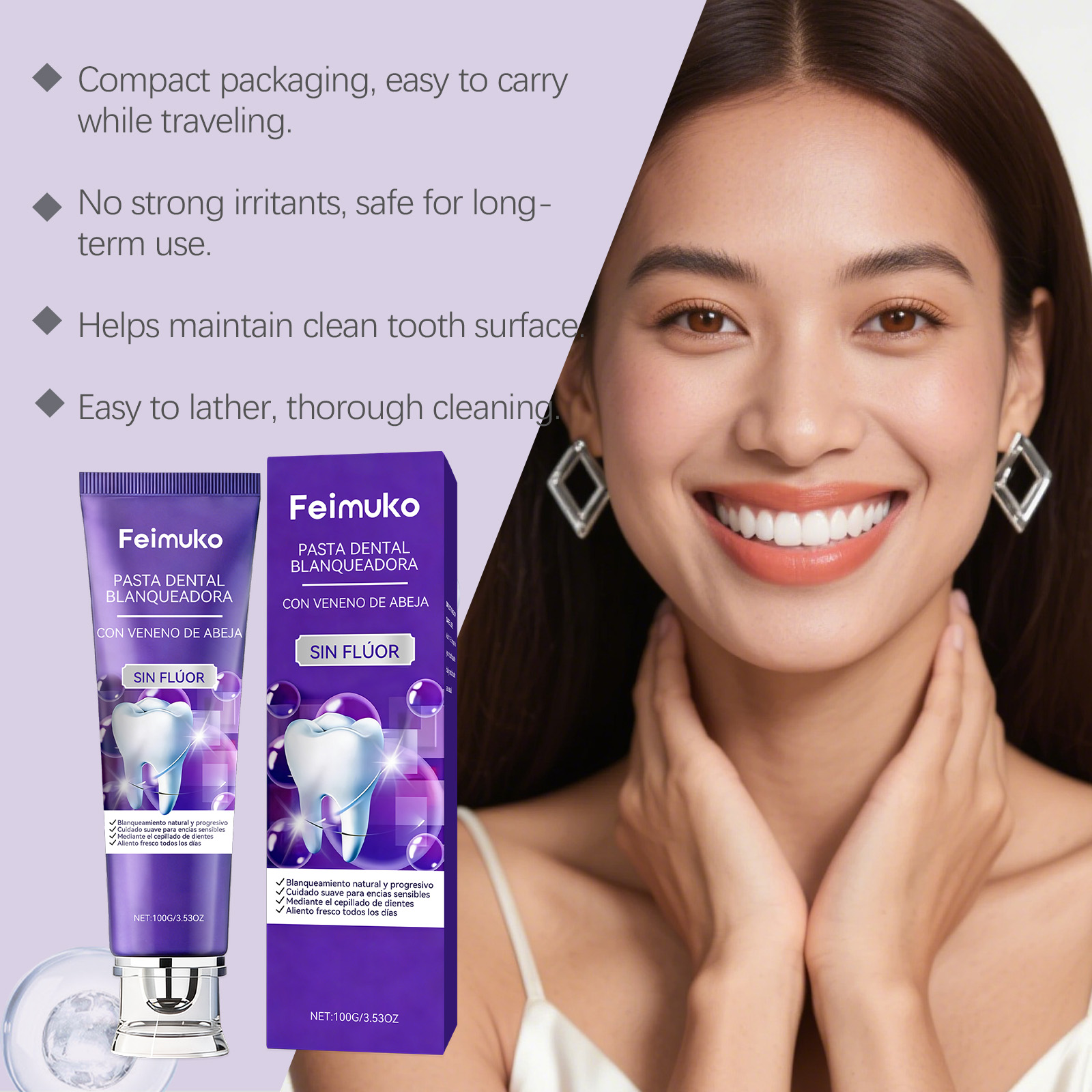 Pasta de Dientes Morada con Ve - Purple Toning Shampoo reseña y precio