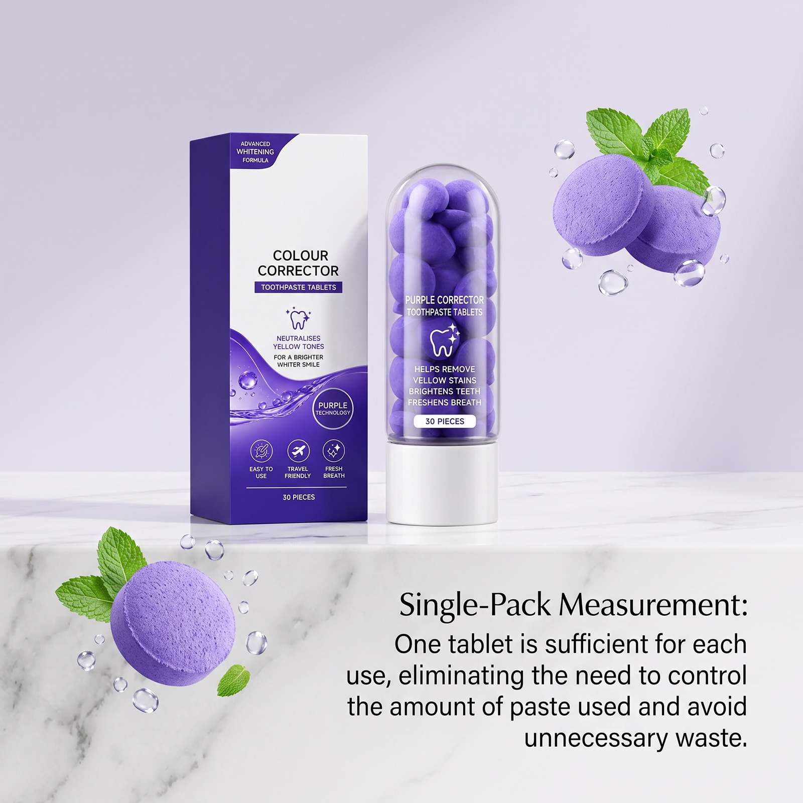 Tabletas de Limpieza Dental de - Purple Toning Shampoo reseña y precio