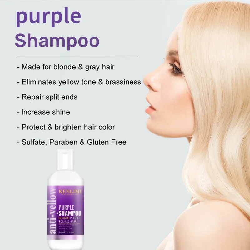Champú morado, rubio, platino, - Purple Toning Shampoo reseña y precio
