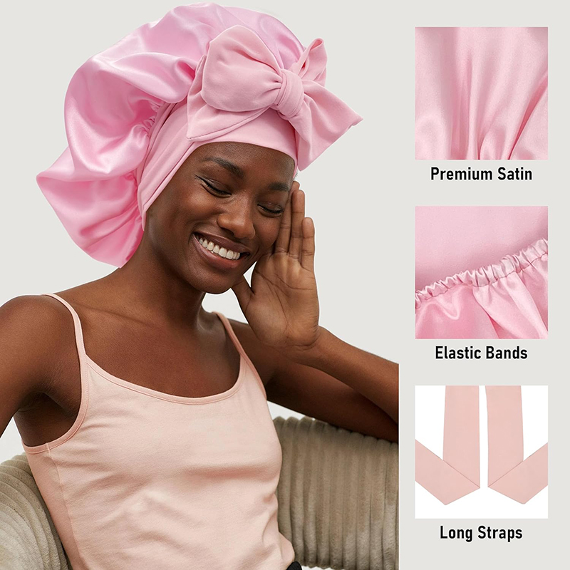 Nuevo gorro de satén para muje - Hair Care China reseña y precio